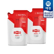 랩신 토탈 포밍 핸드워시 리필, 450ml, 2개