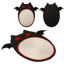 캣 타워 휠 푸시캣 화이트 종이 원목 고양이 책장 캣타워 무소음 캣워커 목재 가구 집 긁는 나무 포스트 장난감 해먹 집 스크래처 스크래치 사다리 대형 놀이, 악마38x30cm