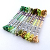 정품 DMC 프랑스자수실 그라데이션 4045-4072, DMC자수실, No-4045