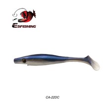 빅 베이트 루어 KESFISHING-대형 캐치용 인공 미끼 Hog Shad 4 인치 5 6 8 바다낚시 Wobblers 더블 컬러, 100mm 6pcs, 01 CA22DC_01 100mm 6pcs