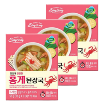 신송 칼칼한 홍게 된장국, 10g, 15개
