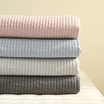누보레 사계절 피그먼트 60수 침대패드 겸 이불 Q, 피그먼트패드 연그레이