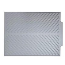 레나제르 실리콘 드라잉매트 물빠짐 식기건조대, 라이트 그레이