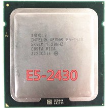 파워딜 인텔 제온 CPU E5 2430 SR0LM cpu 2.2GHz 6 코어 15M LGA 1356 프로세서