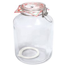보르미올리 피도 유리병 유리 밀폐용기 술병 매실병 용량선택, 1개, 5L