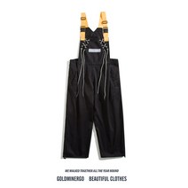 정비공옷 미군점프수트 툴링 오버올 루즈핏 와이드 레그 멜빵 커플 스트레이트 빅사이즈