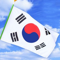 COA 가정용 회전깃대 태극기, 1개