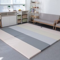 엘키즈 프리미엄 5단 폴더매트 일반 2p, 핑크퍼레이드