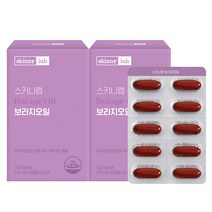 스키니랩 여성건강 보라지오일 60캡슐(1개월분) 감마리놀렌산 콜레스테롤개선, 2박스