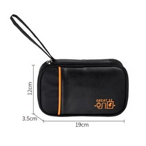 전자올겐 휴대용 USB 데이터 라인 오거나이저 케이블 가제트 보관 가방 디지털 여행, 33 E-Black
