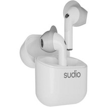 Sudio 수디오 완전무선 이어폰 Sudio Nio (니오) 블루투스 지원 듀얼 마이크 탑재 화이트