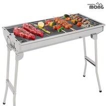 [추가석쇠 증정] 꾸버스 포터블 XL 바베큐그릴 접이식 캠핑그릴 숯불그릴