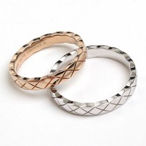 샤넬(명품잡화) 명품샤넬 크러쉬 750 2종세트 반지 12호17호 공용 731437 900886187