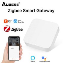수도 누수탐지기 ZigBee-투야 누수 감지기 센서 물 탱크 전체 연결 알람 스마트 홈 보안 앱, 06 ZigBee gateway