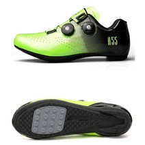 사이클링 신발 Mtb 로드 바이크 부츠 미끄럼 방지 남성 산악 자전거 플랫 스니커즈 SPD mtb, 02 5.5, 06 Pro Green(Rubber)