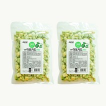 모디바 냉동아보카도 하프컷 다이스 손질아보카도 1kg 500g, 아보카도 다이스 500g 500g