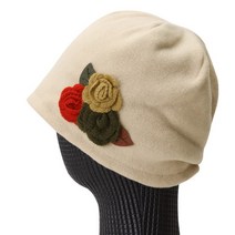 샵앤 트리플 방한 비니 보넷 모자 TRW-WH-0283-베이지