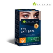 메이플트리 루테인오메가3 플러스6 30캡슐 1통 1개월분, 1박스, 39g