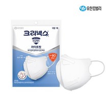 크리넥스 입체형 마스크 대형 KF80, 1개입, 80개