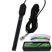 롱 바디 pH 전극 BNC 소켓 프로브 포함 300cm 케이블 0-14pH pH 컨트롤러 pH 장치 경제적인 센서, 한개옵션0