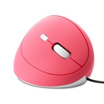 버티컬 마우스 인체공학적 수직 유선 4 버튼 DPI USB 컴퓨터 게이머 사무실 손목 건강 노트북 pc용, 없음, 3.Pink