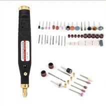 최신 연삭 도구 5000 18000rpm 전기 그라인더 미니 드릴 회전 도구 연삭 기계, hb005 40개 추가