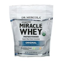 닥터 머콜라 오가닉 미라클 WPC 웨이 프로틴 유청 단백질 쉐이크 무맛 382g