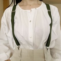 성인용 멜빵 컬러 패션멜빵 남성 여성 카키