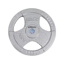 멜킨 바벨 주물 원판 30mm 경량 역기 데드리프트 20kg, 1개