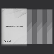 3D프린팅 필라멘트 화성/ANYCUBIC /HALOT-ONE LCD SLA DLP 3D 프린터 200x280x0.15mm 용 5PCS FEP 필름 릴, 한개옵션0