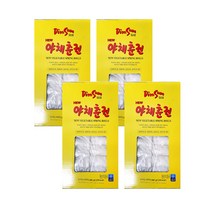 야채춘권튀김 1kg 4박스 냉동스프링롤 짜조 딤섬 업소용, 4개