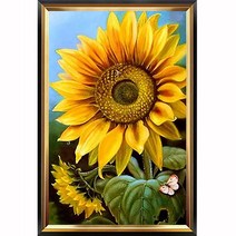 히여 보석 십자수 DIY 패키지 3D 90여종 도안 소형 중형 대형 시리즈, 1세트, 22. 해바라기 BH-216