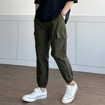 남녀공용 여름 조거팬츠 시원한 스판 아이스 쿨링 바지