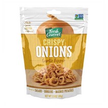 프레쉬고메 크리스피 어니언 갈릭 페퍼 99g 6팩 Fresh Gourmet Crispy Onions Garlic Pepper