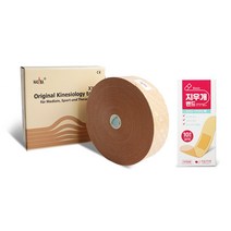 나사라 키네시올로지 테이핑 5cm x 32m 베이지 1개 + 지우개밴드 10매입 x 1개, 1세트
