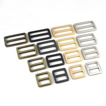 가죽공예 DIY 스트랩 체인 버클 금속 악세사리 1x 플랫 와이어 성형 직사각형 링 루프 웨빙 가죽 공예 가방 벨트 의류 수하물 액세서리 퍼플 블루 그린 핑크