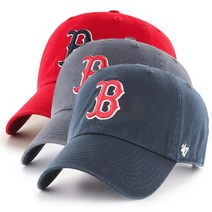 MLB 모자 47브랜드 클린업 보스턴 레드삭스 레드, 레드