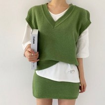 단톤조끼 홈쇼핑 오버핏 여자 경량 무스탕 패딩 조끼 니트 키작녀 데이트룩 따땃 빅사이즈 아우터