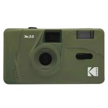 다회용필름카메라 kodak 필름 카메라에 적합 35mm 레트로 수동 필름 토이카메라, m35 짙은 녹색