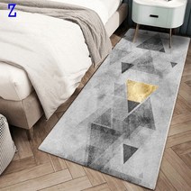 SKANDSALO 여러 복합 무늬의 긴 카페트 러그 침실