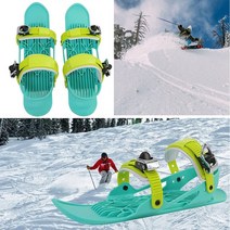 스노우 보드 바인딩 장비산 스키 미니 스키 스케이트 알파인 스키 짧은 스키 휴대용 야외, 한개옵션0