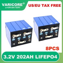고성능 LISHEN-3.2V 200Ah LiFePO4 배터리 3.2v 리튬 철 인산염 RV 캠핑카 골프 카트 오프로드 태양풍 세금 없음, [01] 4x lifepo4  200Ah
