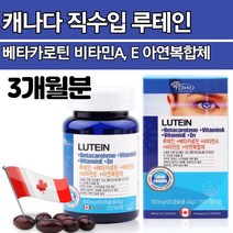 눈영양제 눈건조 루테인 베타카로틴 빌베리 비타민A 황반색소 메리골드 눈에좋은 수험생 효능 LUTEIN