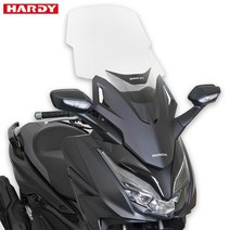 하디 혼다 포르자350 2021 전용 15cm up 롱 클리어 윈드스크린