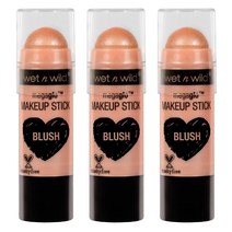 웻앤와일드 메가글로 메이크업 스틱, Hustle and Glow, 3개
