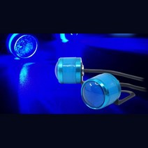 오토바이 주행등 미니 싸이키 경광등 블루 2P 조명 데이라이트 램프 꾸미기 DIY, 2개