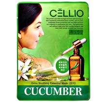 샐리오 엄마마스크팩 큐컴버 엑스트라 수딩 오이 10매, 단일 수량, 단일 개당 수량