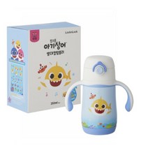 락앤락 핑크퐁 아기상어 빨대컵 텀블러 250ml LHC4278BLUPF, 블루, 1개