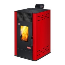 실내 팰릿난로 펠렛난로 가정용 상업용 사무실 난방 겨울난방기, 2022년 신형 60형 자동 디포커싱