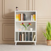 아트박스/히트디자인 H613 3단 8칸 선반 수납장, 그레이화이트